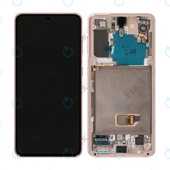 Samsung Galaxy S21 G991B - LCD Display + Touch Screen + Frame (Phantom Violet) - GH82-24544B, GH82-24545B, GH82-27255B, GH82-27256B Genuine Service Pack