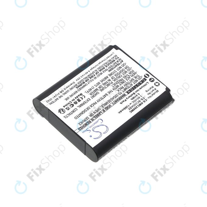 Battery for Samsung Gear 360, 1300mAh, Li-Ion, 3.85V, EB-BC200ABE, HQ