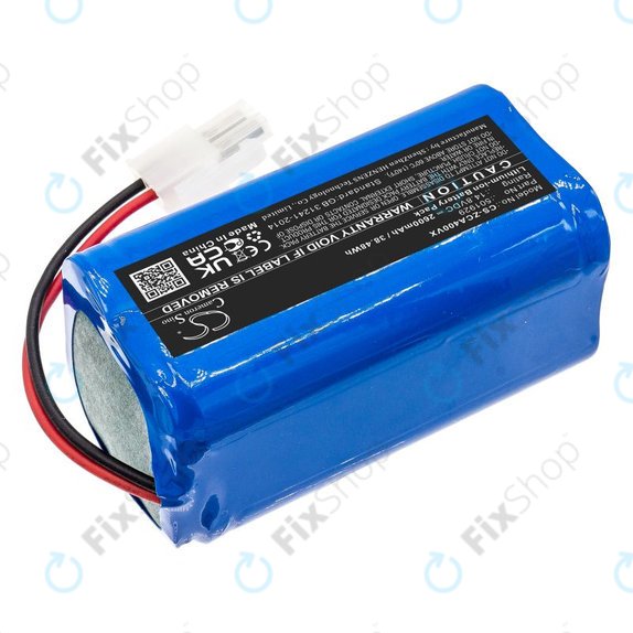Battery for Concept VR2000, Zaco A4s, A6, A8s, A9s, 2600mAh, Li-Ion, 14.8V, 501929, HQ