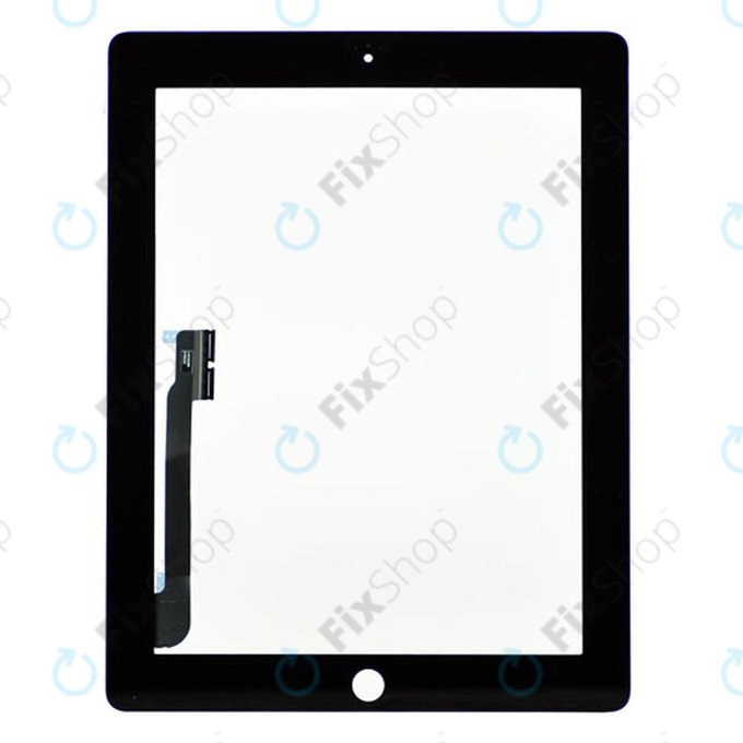 Touch Screen for iPad 3, iPad 4, Black