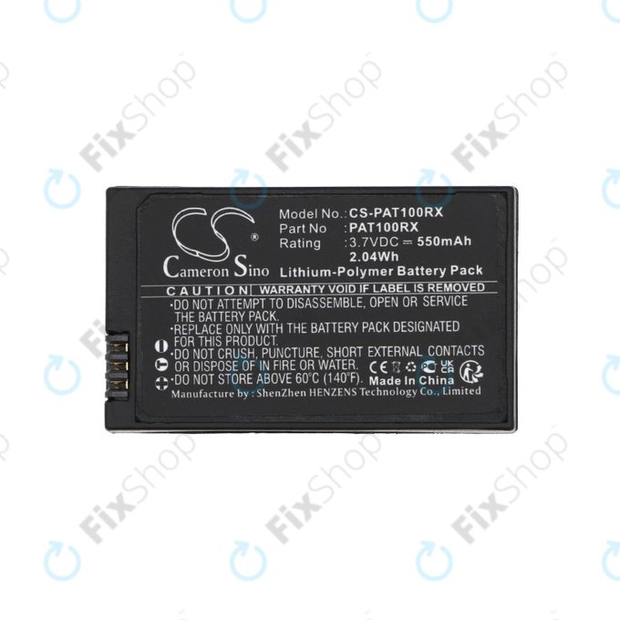 Battery for Parrot, 550mAh, Li-Pol, 3.7V, PF070238, HQ