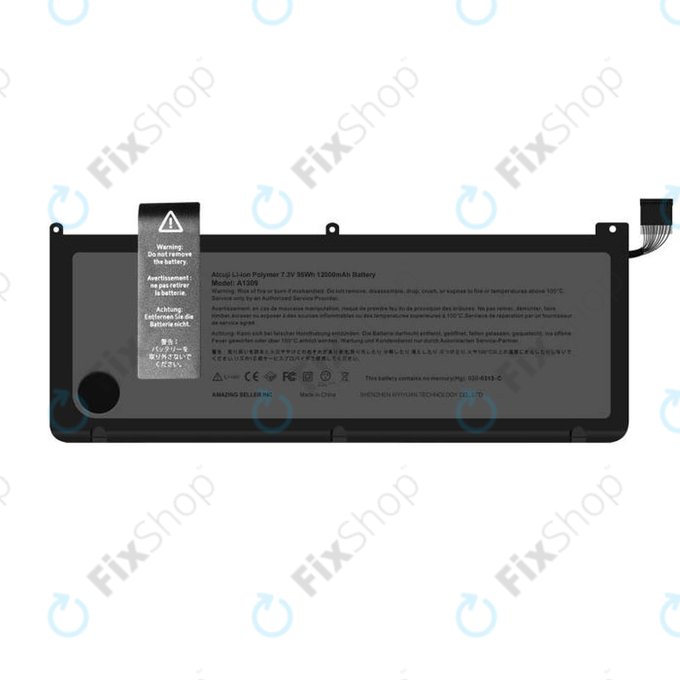 Apple MacBook Pro 17" A1297 (Early 2009 - Mid 2010) - Battery A1309 12840mAh