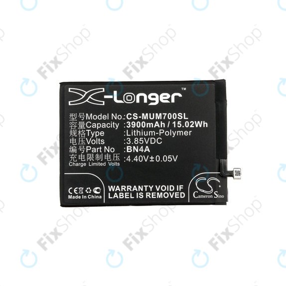 Battery for Xiaomi Redmi Note 7, 3900mAh, Li-Pol, 3.85 V, BN4A, HQ