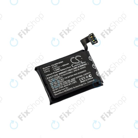 Battery for Apple Watch 3 42 mm, 350mAh, GPS + Cellular Version, Li-Pol, 3.82 V, A1850, HQ