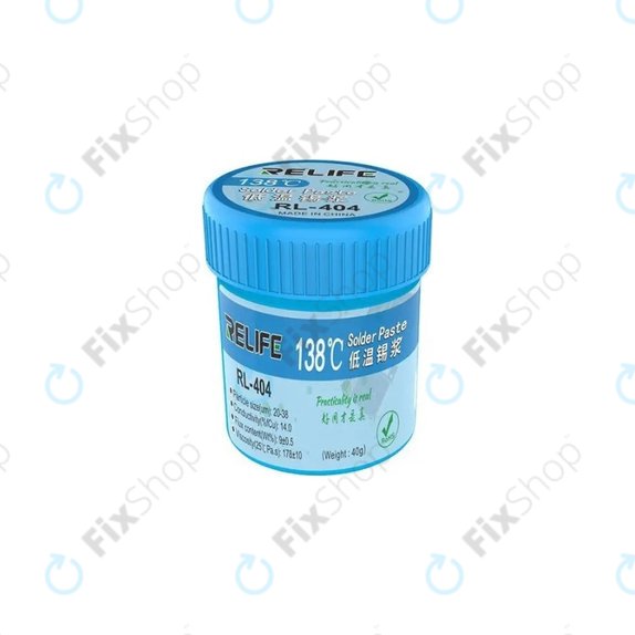 Relife RL-404 - Solder Paste 138°C (40g)