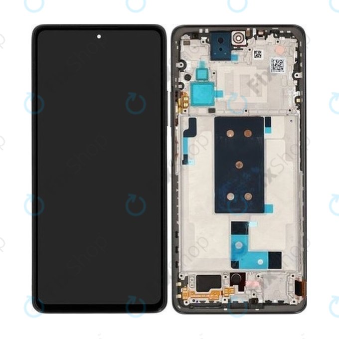 Xiaomi 11T Pro - LCD Display + Touch Screen + Frame (Meteorite Gray) - 5600030K3S00, 56000E0K3S00 Genuine Service Pack