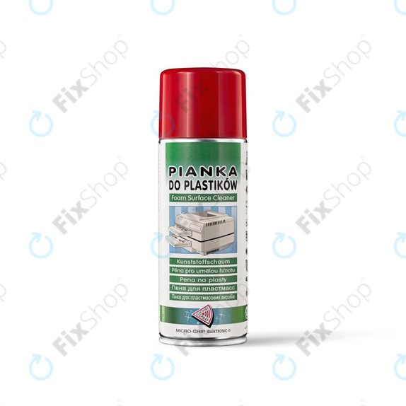 Plastic Surface Cleaner Foam, 400 ml, Spray