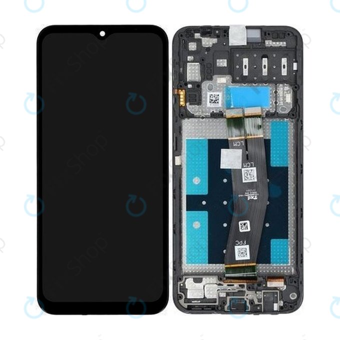 Samsung Galaxy A14 A145R - LCD Display + Touch Screen + Frame (Black) - GH81-23541A, GH81-23540A Genuine Service Pack