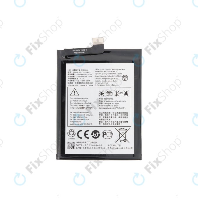 TCL 10 Pro, 10+, 20 Pro 5G - Battery TLP043D1 4500mAh
