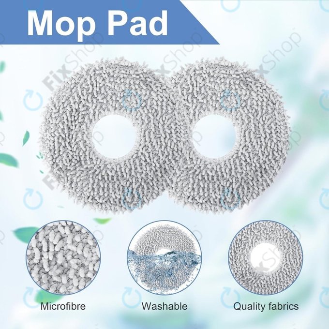 Mop Cloth, 2pcs for Xiaomi Roborock QV 35A, QV 35S