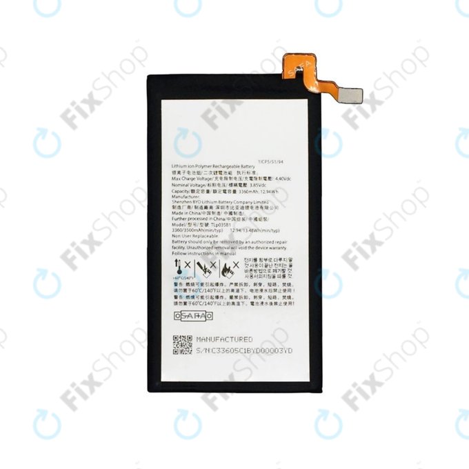 Blackberry Key2 Battery Tlp035B1 3500mAh FixShop