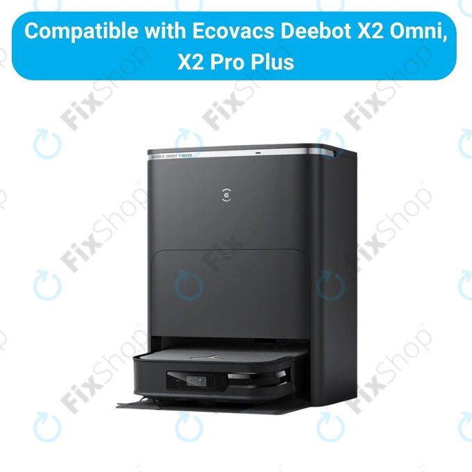 Replacement set for Ecovacs Deebot X2 Omni (1x Main brush, 2x Filter, 2x Side brush, 4x Mop cloth, 2x Dust bag)