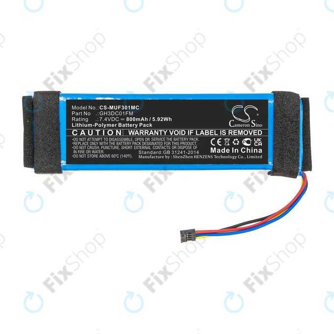 Battery for Xiaomi Fimi Palm, 800mAh, Li-Pol, 7.4V, GH3DC01FM, HQ