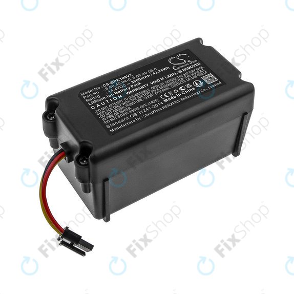 Battery for Sencor SRV 9250, SRV 8250, SRV 6250, SRV 4250, Blaupunkt XSMART, SRX 1002, Li-ion, 14.4V, 3000mAh, HQ
