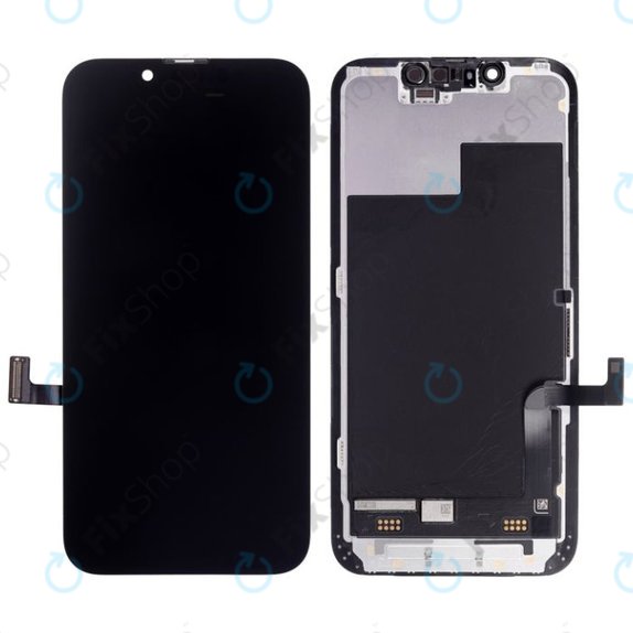 Display Hard OLED for iPhone 13 Mini, Touch Screen with Frame, FixPremium
