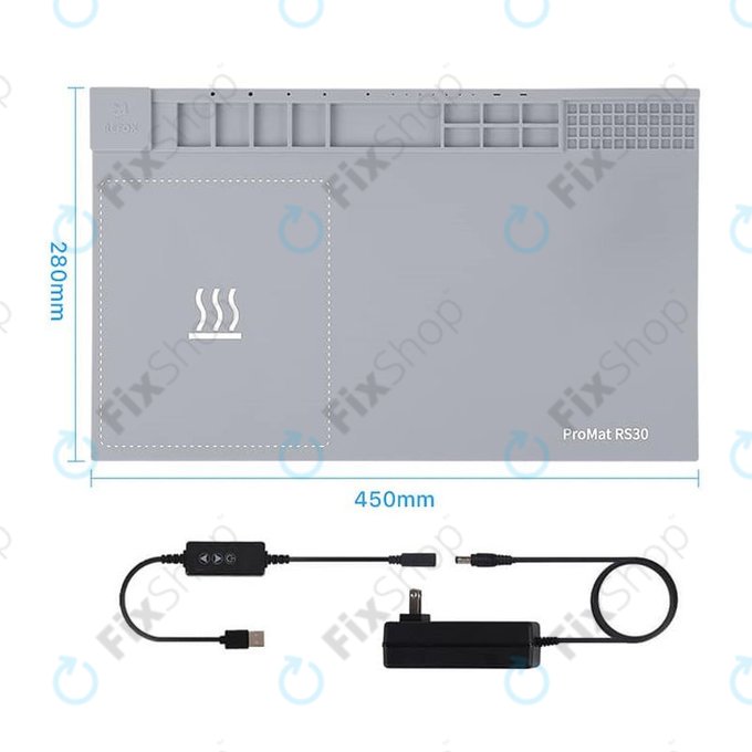 Refox ProMat RS30 - Heating Pad - LCD Screen Separator - 45 x 28cm