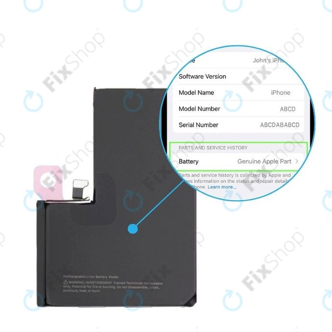 Battery for iPhone 15 Pro | 661-35694 | 3274mAh | Genuine Apple