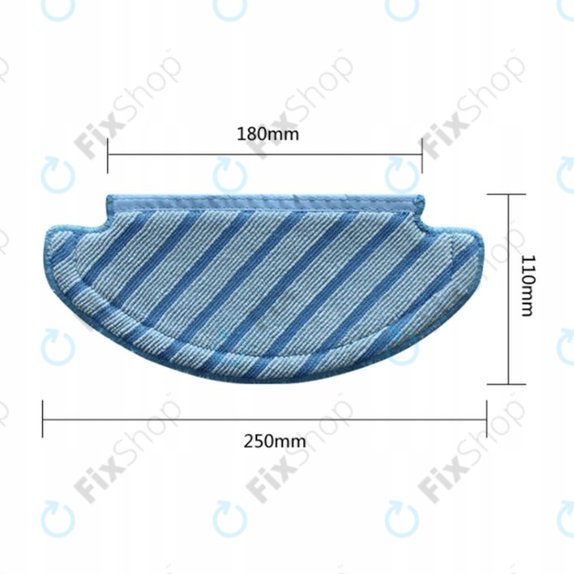 Mop Cloth, 2pcs, Washable for Ecovacs Deebot N8-series, T-series, X1 Plus