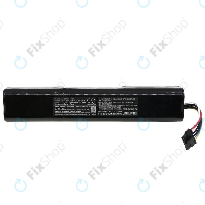 Neato Botvac D3, D4, D5, D6, D7-series - Battery 945-0225, 205-0011, 205-0013 Li-Ion 14.4V 6800mAh HQ