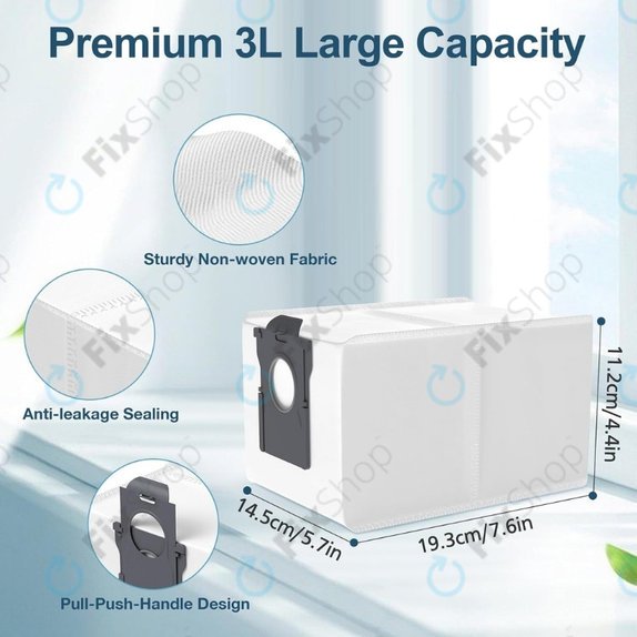 Dust Bag, 2pcs for Xiaomi Dreame X40 Ultra, X50 Ultra, L40s Pro Ultra, L40 Ultra, L10s Ultra Gen2, Mova E30 Ultra, Mova V50 Ultra, P60