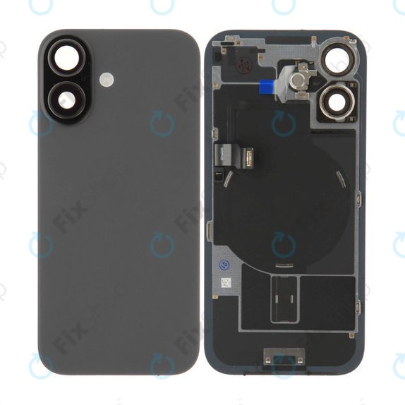 Rear Housing Glass for iPhone 17, Black, Pulled A