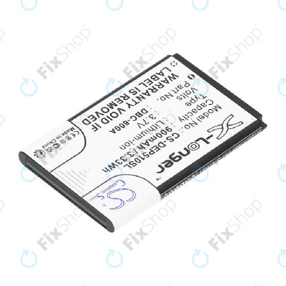 Battery for Doro 1360, 900mAh, Li-ion, 3.7V, DBC-800A, HQ
