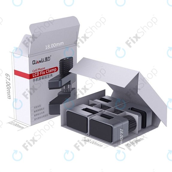 QianLi iClamp - Aluminium Clamp with Rubber Filling - Range 11mm (4pcs)