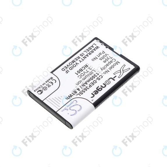 Battery for Doro Primo 365, 1300mAh, Li-Ion, 3.7V, RCB01, HQ
