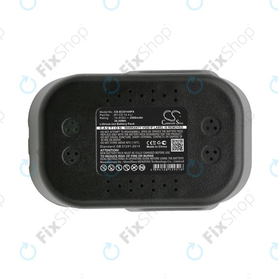 Battery for Einhell BT-CD 14.4 Li, 2500mAh, Li-Ion, 14.4V, BT-CD 14.4 Li, HQ