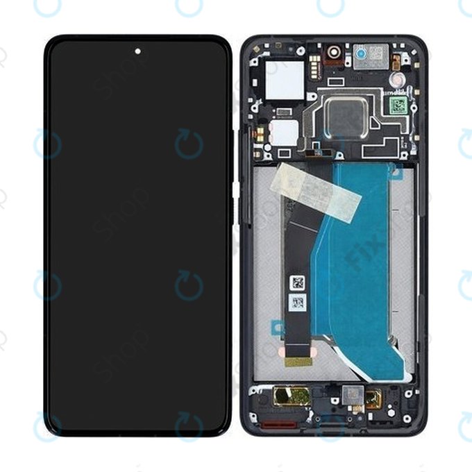 Xiaomi 14T Pro - LCD Display + Touch Screen + Frame (Titan Black) - 56001500N1200 Genuine Service Pack