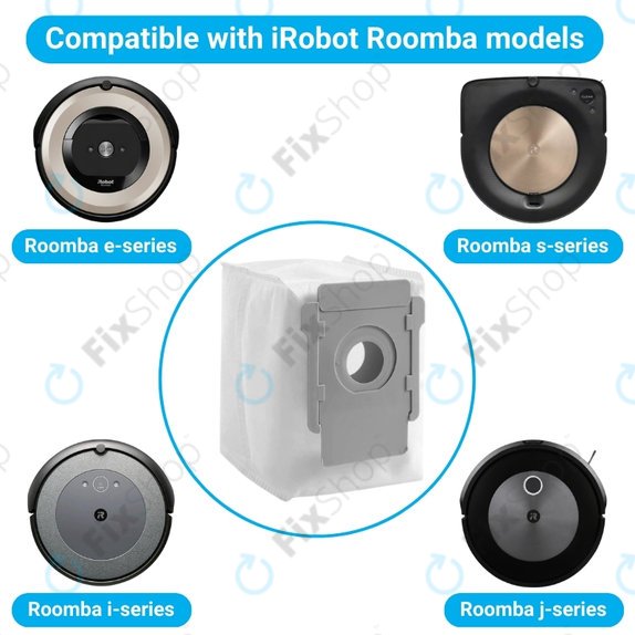 iRobot Roomba e-series, i-series, j-series, s-series - Dust Bag (3pcs)