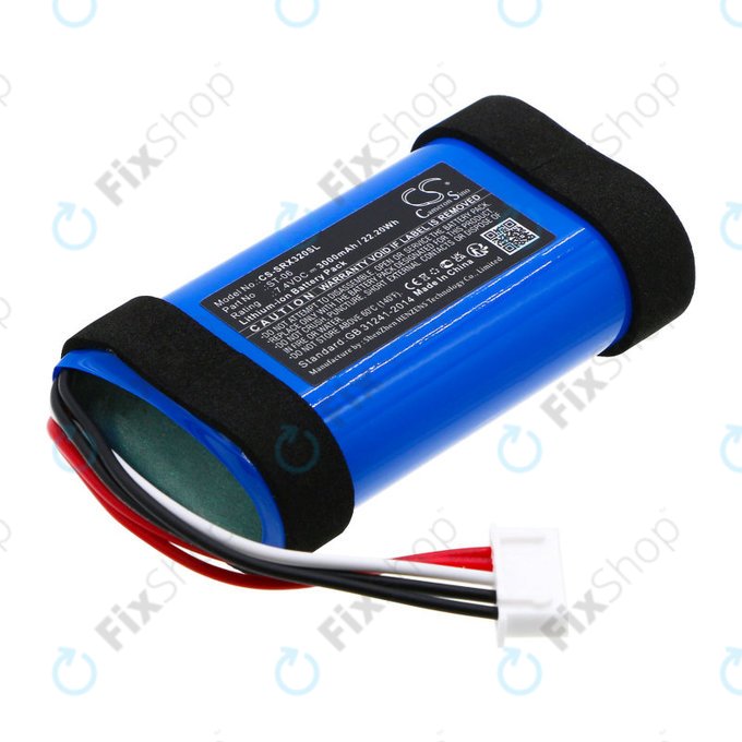 Battery for Sony SRS-XB31, 3000mAh, Li-Ion, 7.4V, ST-06, HQ