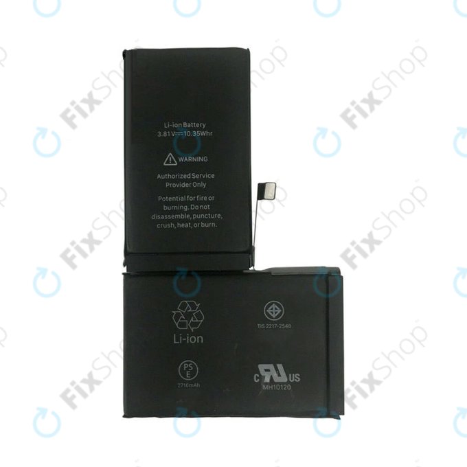 iPhone Battery Pack 美品 Apple iPhone X - Battery 2716mAh Service Pack | FixShop