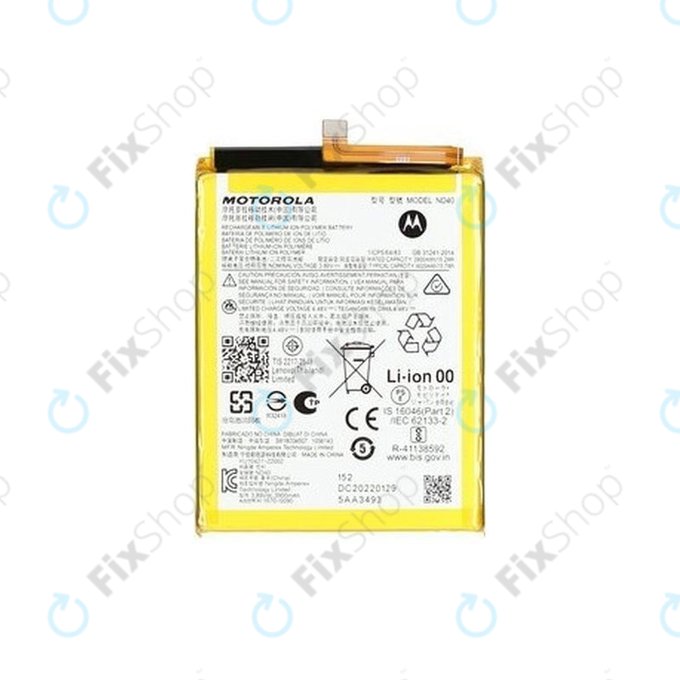 Motorola Edge 30 XT2203 - Battery ND40 4020mAh - SB18D34507 Genuine Service Pack