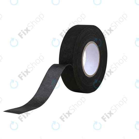 Fabric electrical tape for cable harnesses, 9mm x 20m, black