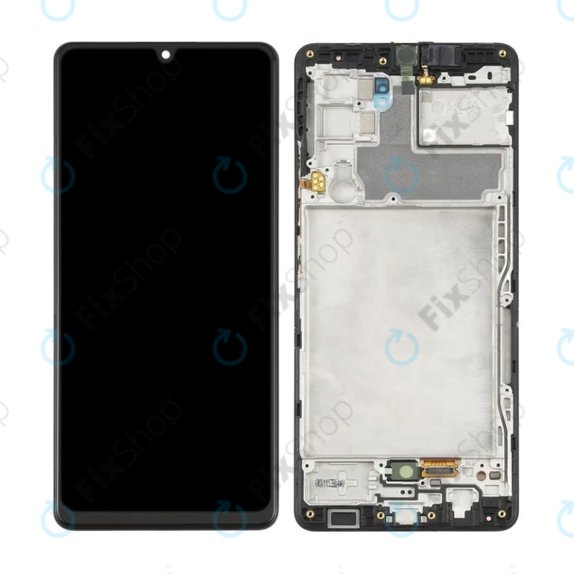 Samsung Galaxy A42 5G A426B - LCD Display + Touch Screen + Frame (Black) OLED