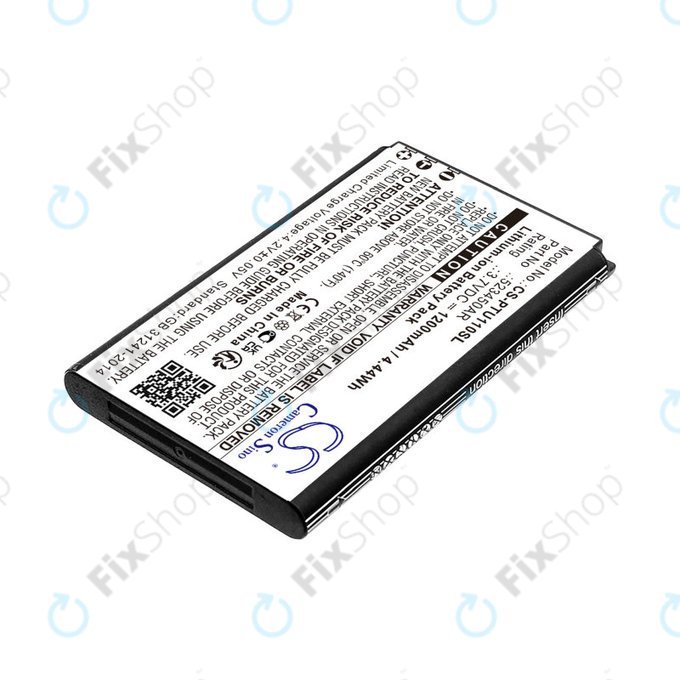 Battery for Panasonic Kx-Tf200, Kx-Tu110, 1200mAh, Li-Ion, 3.7V, 523450AR, HQ