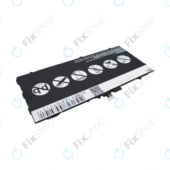 Battery for Samsung Galaxy Tab S 10.5, 7900mAh, Li-Pol, 3.8V, EB-BT800FBC, HQ