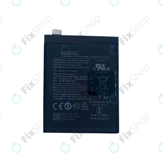 OnePlus 8 - Battery BLP761 4300mAh