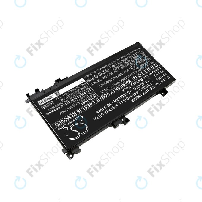 Battery for HP Omen 15, Pavilion 15, WASD 15, 5100mAh, Li-Ion, 11.55V, TE03XL, HQ