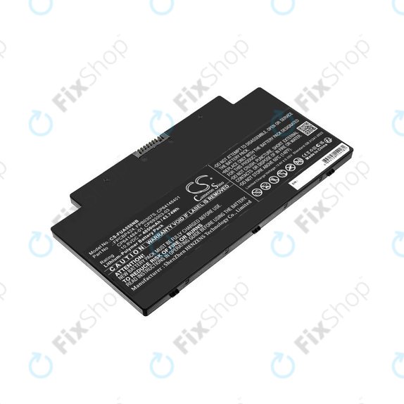 Battery for Fujitsu Lifebook AH77, A556, A3510, U536, 4050mAh, Li-Pol, 10.8V, CP641484-01, HQ