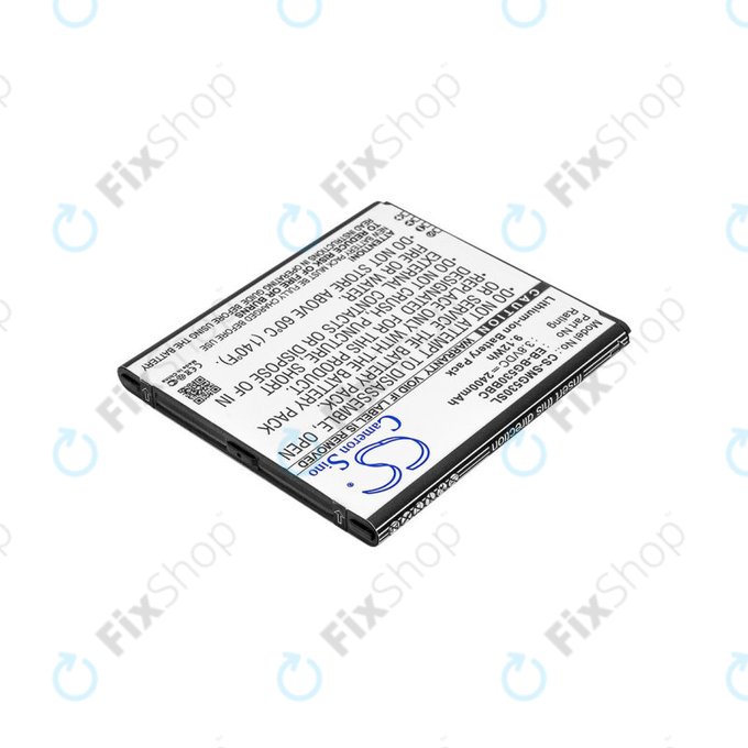 Battery for Samsung Galaxy J3, 2400mAh, Li-Ion, 3.8V, EB-BG530BBC, HQ
