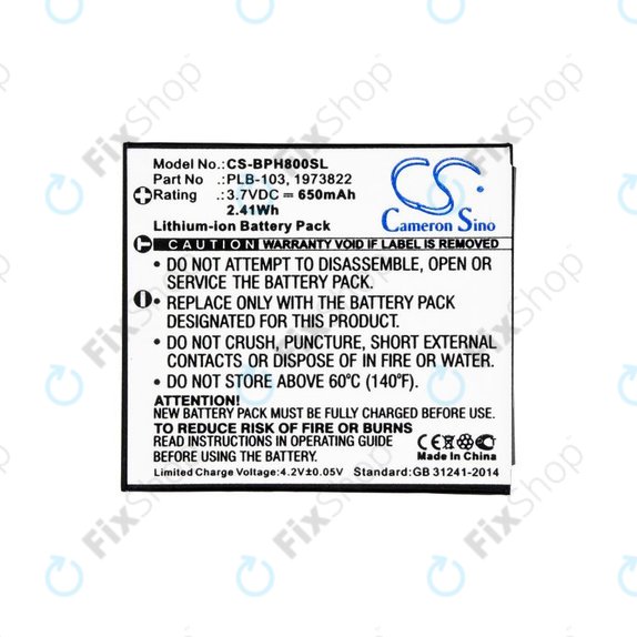Battery for Bang & Olufsen Beoplay H7, H8, H9, 650mAh, Li-Ion, 3.7V, PLB-103, HQ