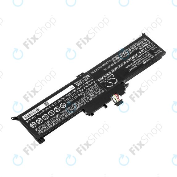 Battery for Lenovo ThinkPad Yoga 260, 2900mAh, Li-Ion, 15.2V, 00HW026, HQ