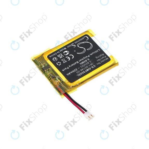 Battery for Garmin Forerunner 955 Solar, 220mAh, Li-Pol, 3.85V, 361-00146-00, HQ