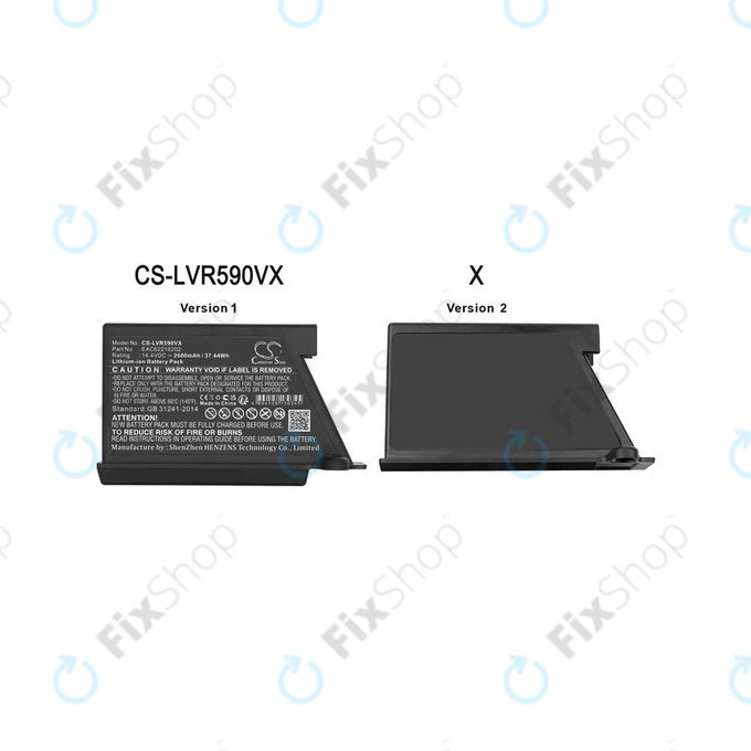 Battery for LG Hombot, LG VR, EAC62218202, Li-ion, 14.4V, 2600mAh, HQ