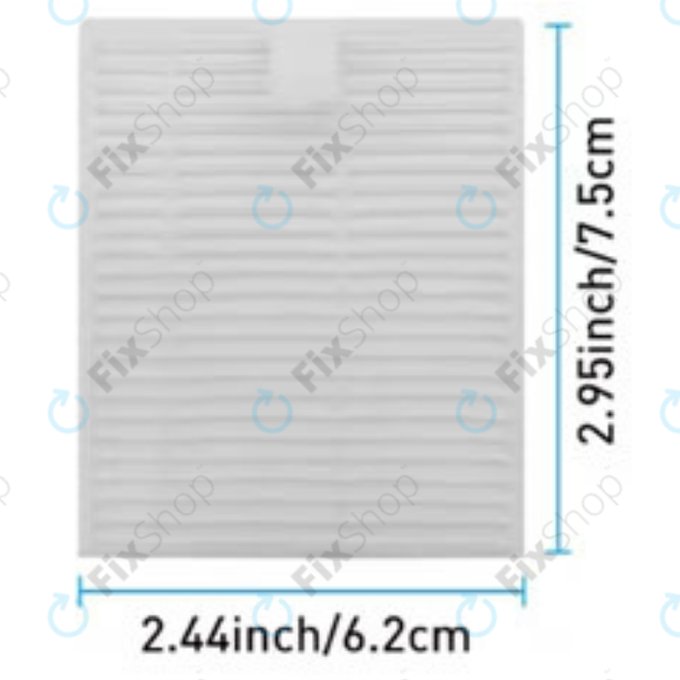 Dust Filter, 2pcs for iRobot Roomba Combo Essential, Roomba 105 Combo, 104 Combo