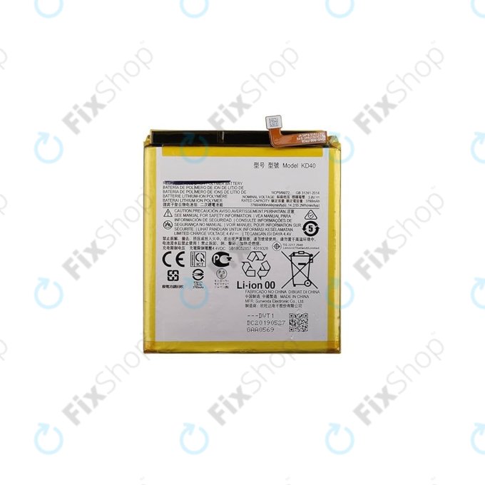 Motorola Moto G8 Plus - Battery KD40 4000mAh - SB18C52857 Genuine Service Pack
