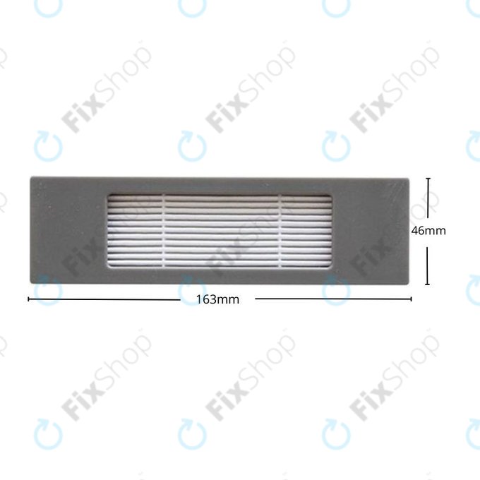 Dust Filter, 2pcs for Ecovacs Deebot N-series, T-series, Ozmo-series