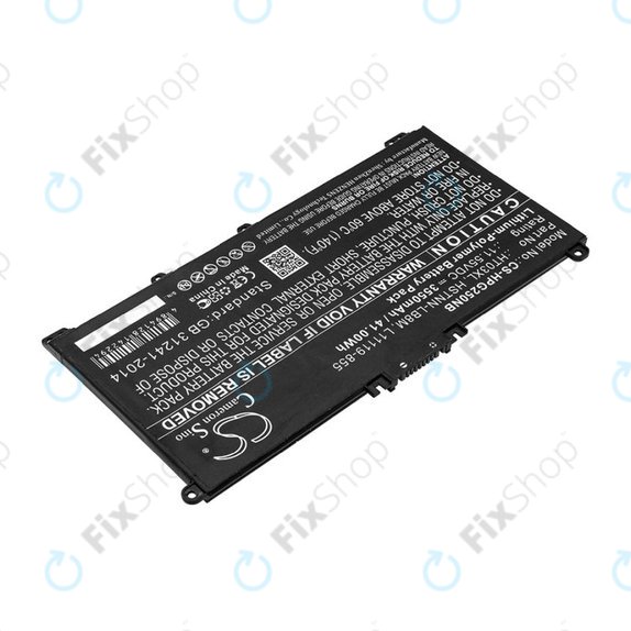 Battery for HP Pavilion 14, 15, 17, 3550mAh, Li-Pol, 11.55V, HT03XL, HQ